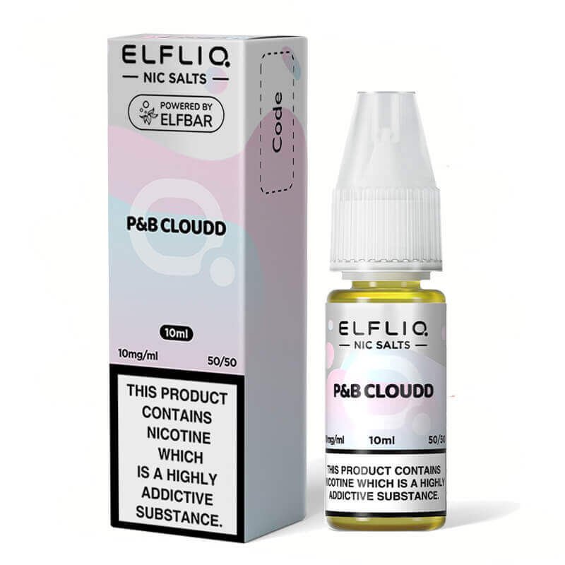 ELFBAR ELFLIQ P&amp;B Cloudd Nic Salt E-Liquid