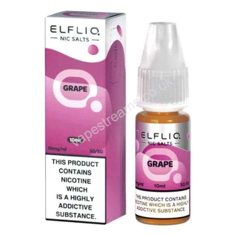 ELFBAR ELFLIQ Grape Nic Salt E-Liquid