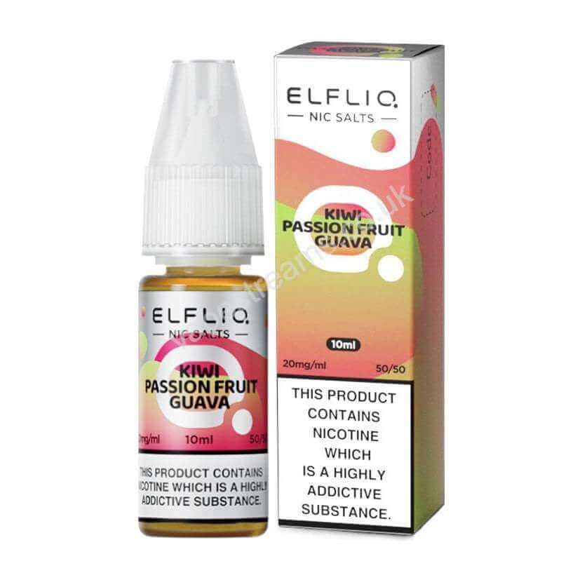 ELFBAR ELFLIQ Kiwi Passion Fruit Guava Nic Salt E-Liquid