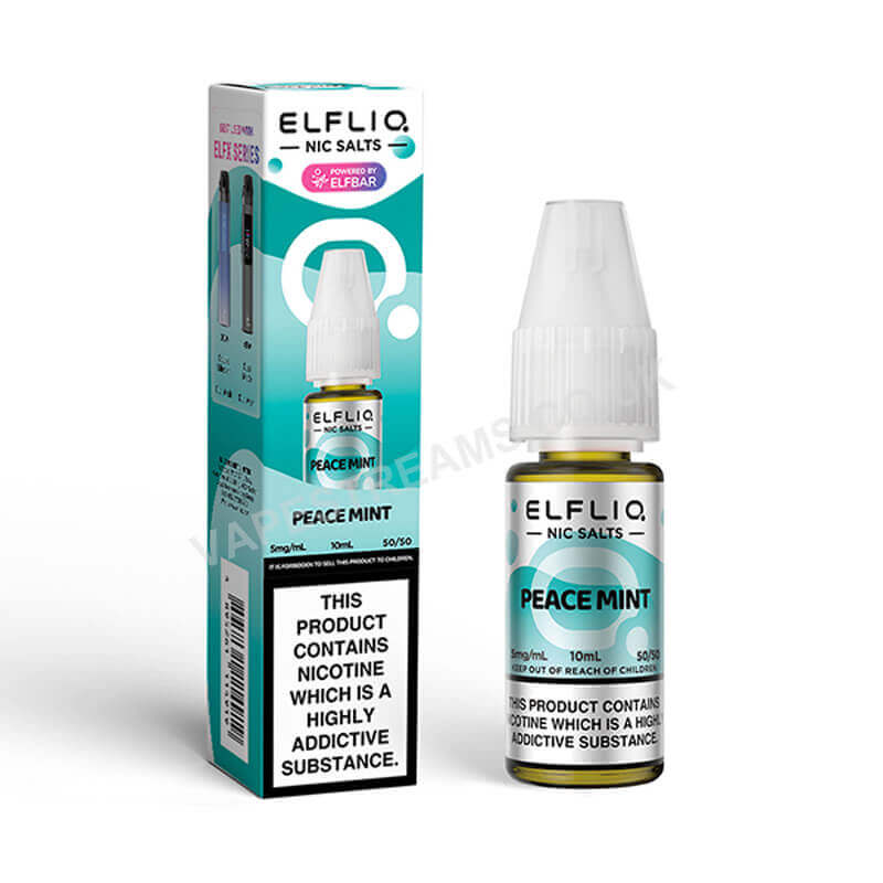 ELFBAR ELFLIQ Peace Mint Nic Salt E-Liquid