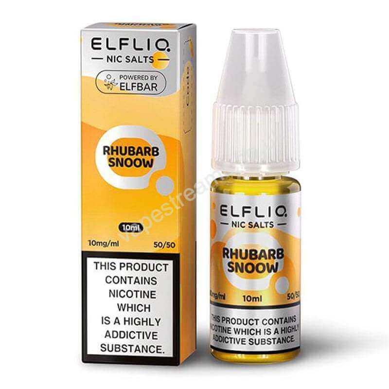 ELFBAR ELFLIQ Rhubarb Snoow Nic Salt E-Liquid