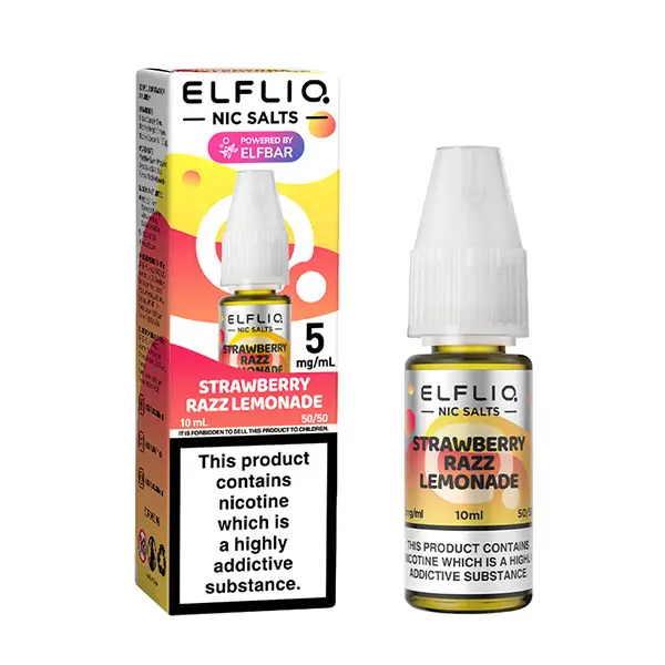 ELFBAR ELFLIQ Strawberry Razz Lemonade Nic Salt E-Liquid
