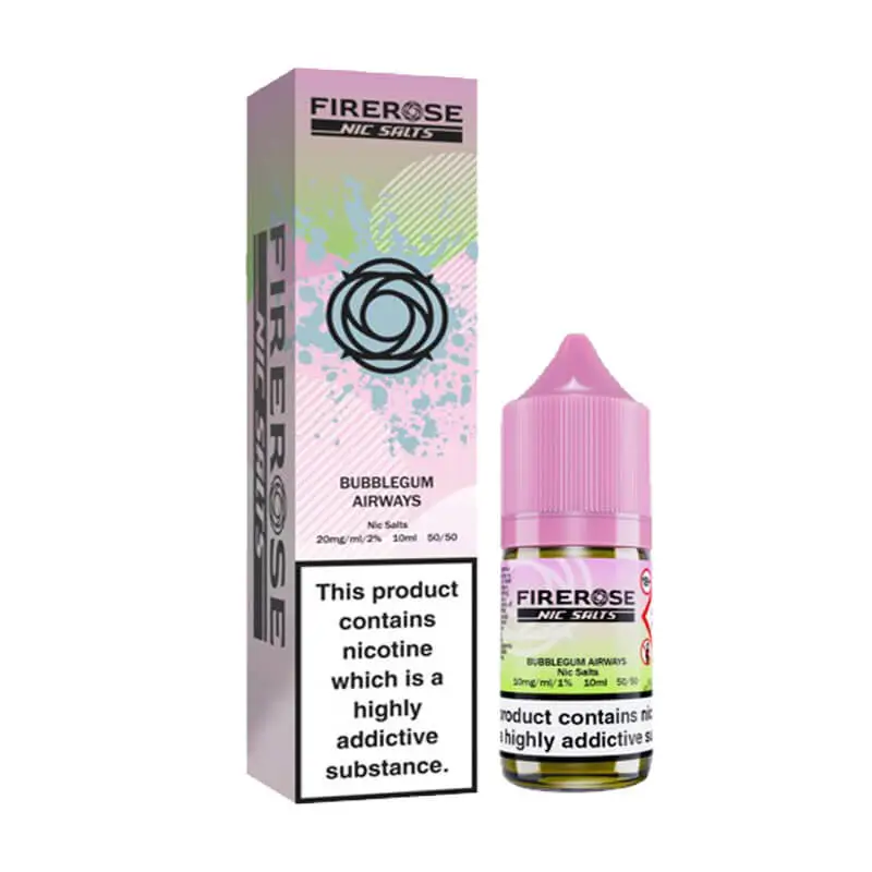 Elux Firerose Bubblegum Airways Nic Salt E-Liquid