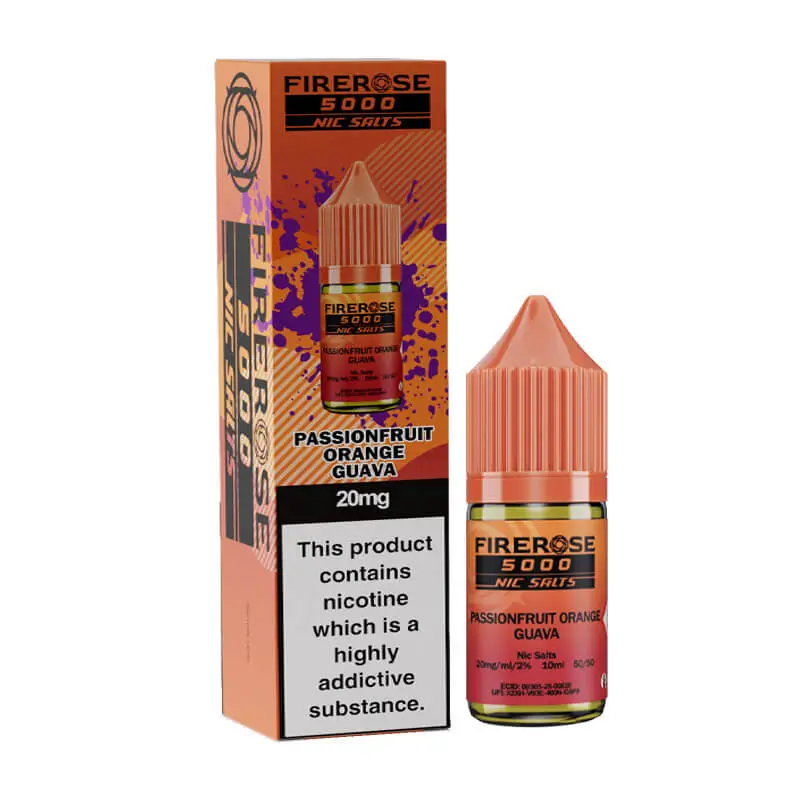 Elux Firerose Passionfruit Orange Guava Nic Salt E-Liquid