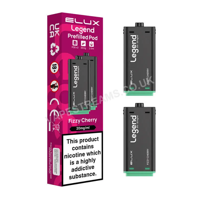Elux Legend 1500 Fizzy Cherry Pods