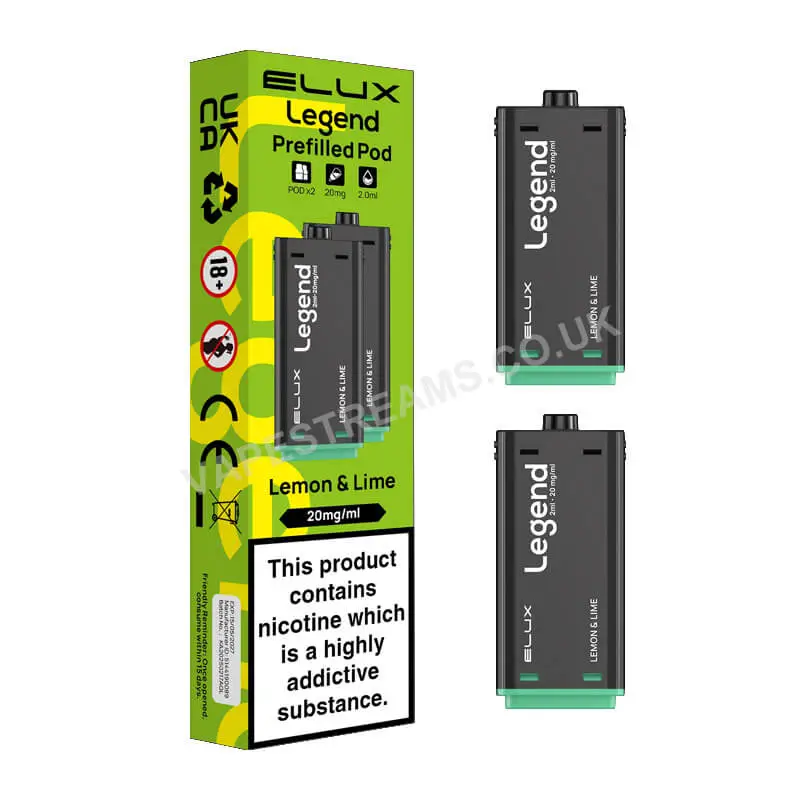 Elux Legend 1500 Lemon &amp; Lime Pods