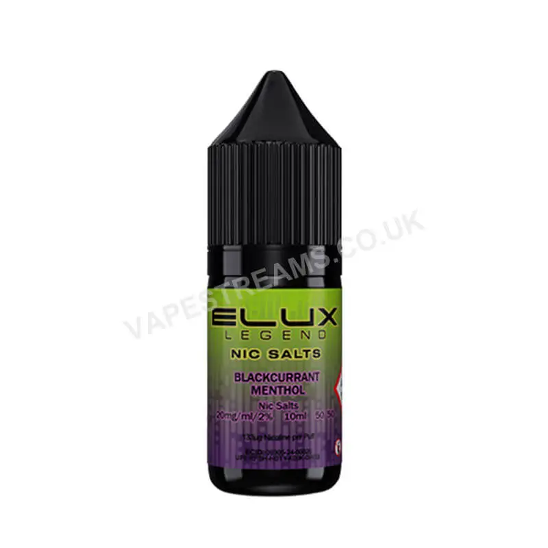 Elux Legend Blackcurrant Menthol Nic Salt E-Liquid