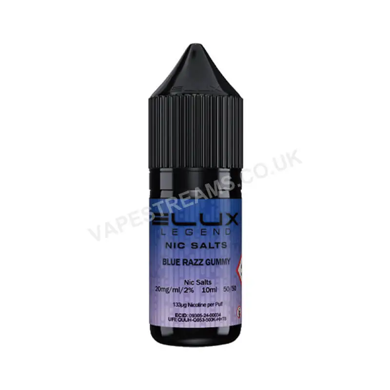Elux Legend Blue Razz Gummy Nic Salt E-Liquid