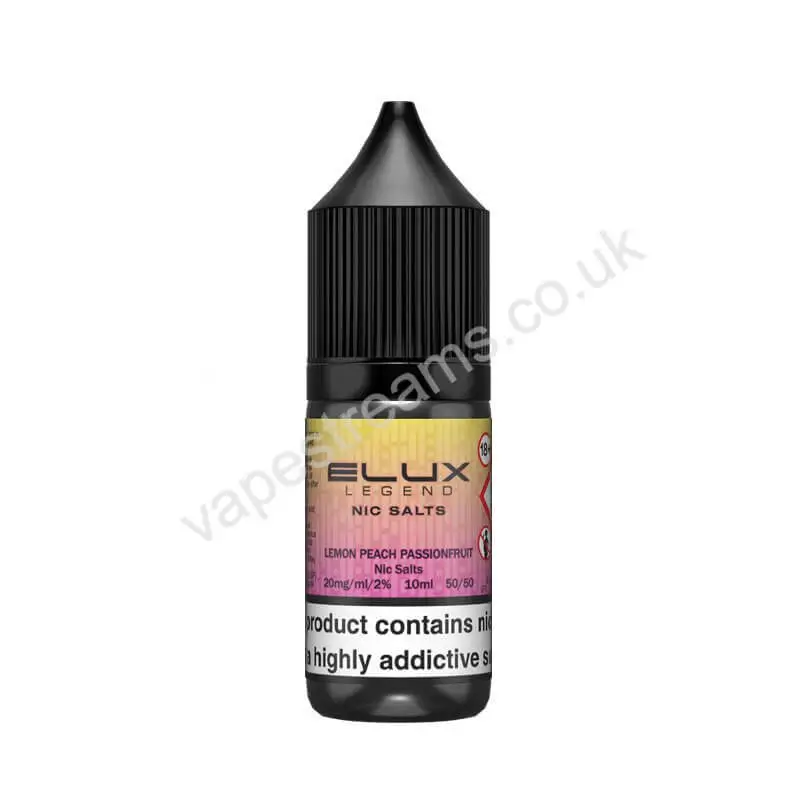 Elux Legend Lemon Peach Passionfruit Nic Salt E-Liquid