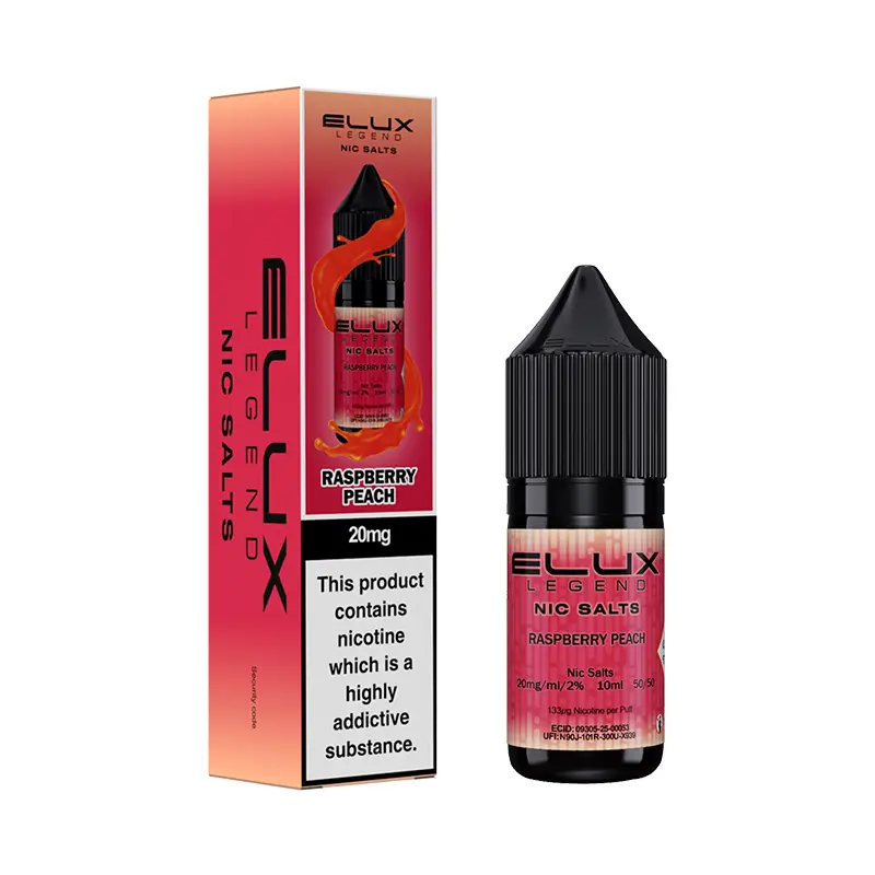 Elux Legend Raspberry Peach Nic Salt e-Liquid