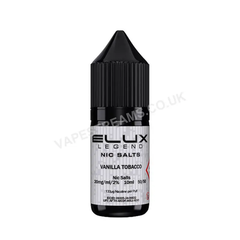 Elux Legend Vanilla Tobacco Nic Salt E-Liquid