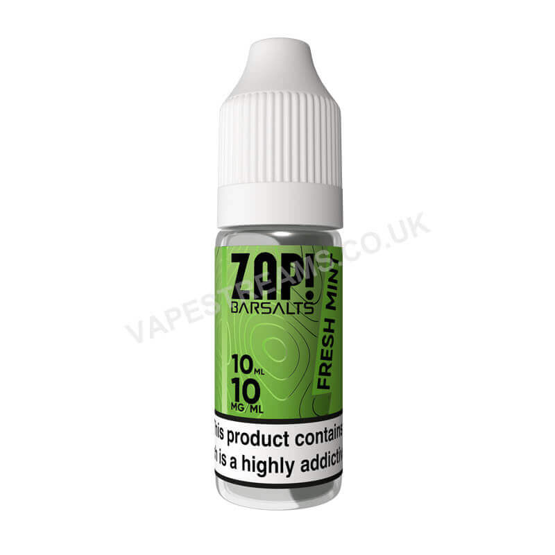 Fresh Mint Nicotine Salt E-Liquid by ZAP! Bar Salts