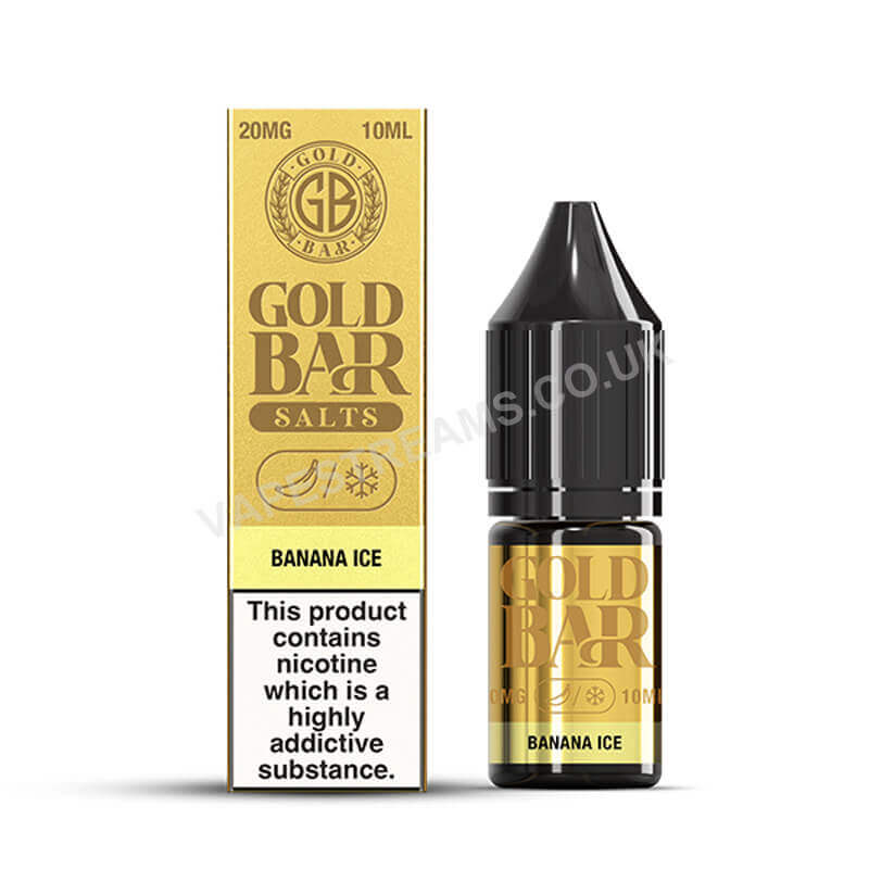 Gold Bar Banana Ice Nic Salt E-Liquid
