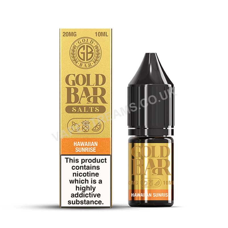 Gold Bar Hawaiian Sunrise Nic Salt E-Liquid