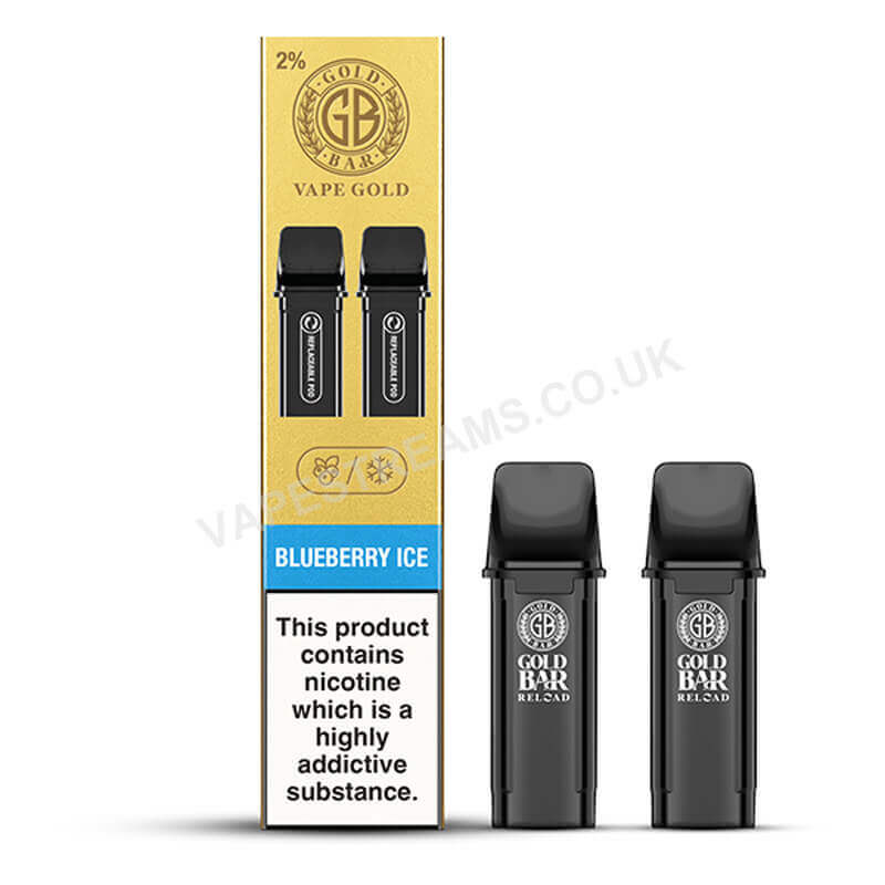 Gold Bar Reload Blueberry Ice Prefilled Pod