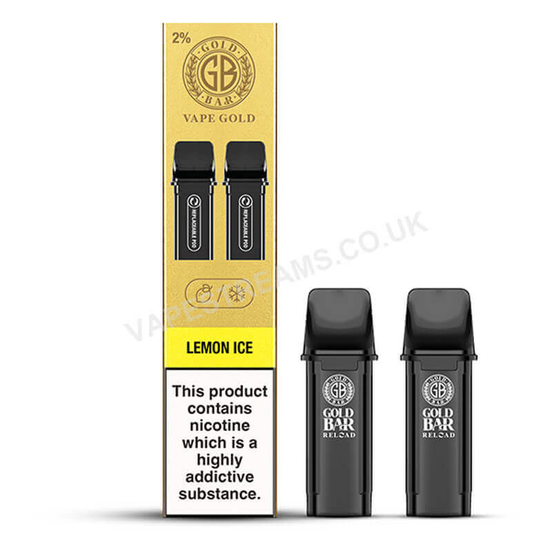 Gold Bar Reload Lemon Ice Prefilled Pod