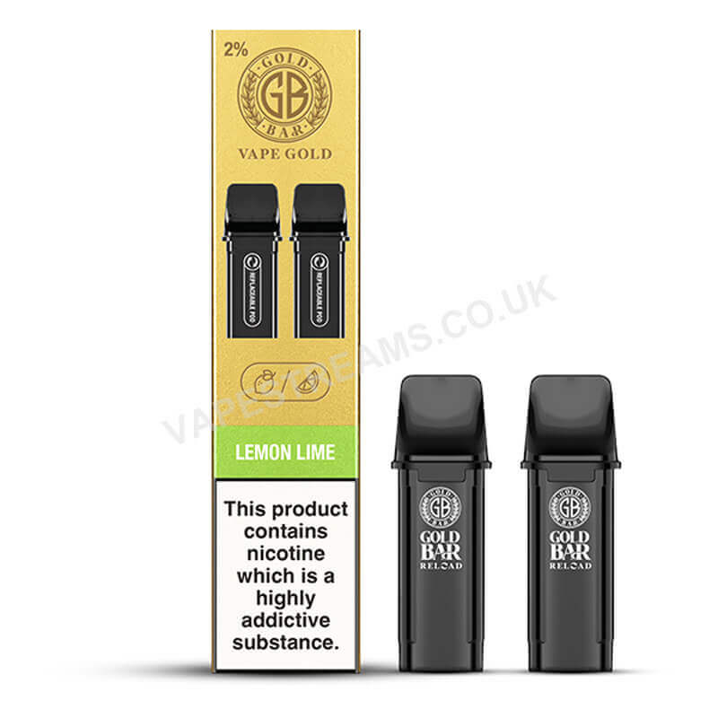 Gold Bar Reload Lemon Lime Prefilled Pod