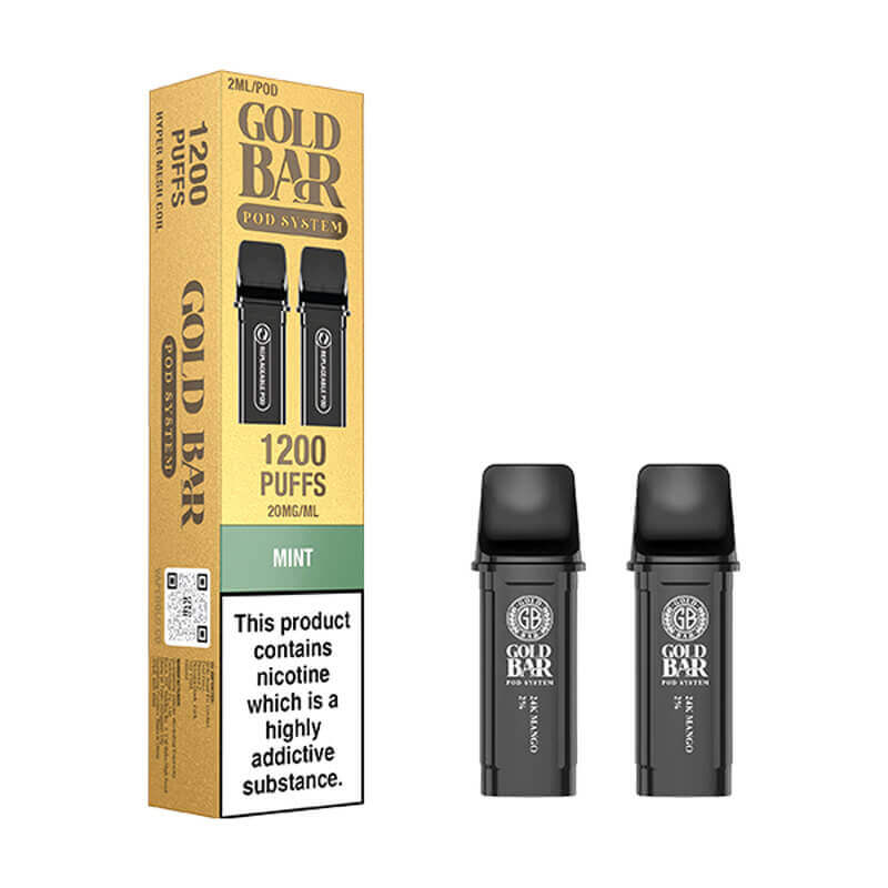 Gold Bar Reload Mint Prefilled Pod