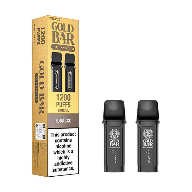 Gold Bar Reload Tobacco Prefilled Pod