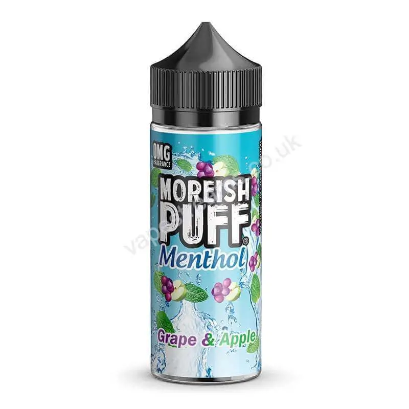 Grape &amp; Apple Menthol E-Liquid Shortfill by Moreish Puff