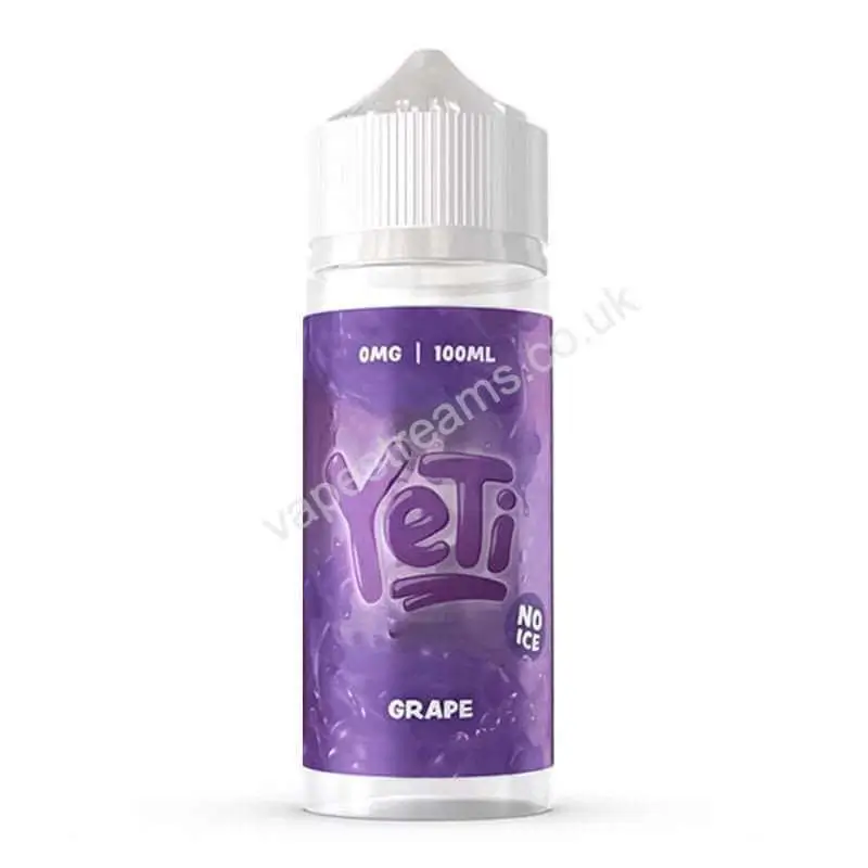 YeTi Defrosted Grape E-Liquid Shortfill