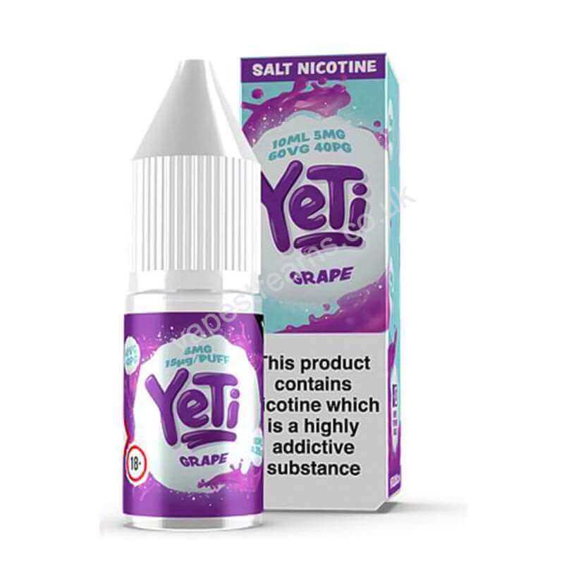 Grape Nicotine Salt E-Liquid by YeTi Salts
