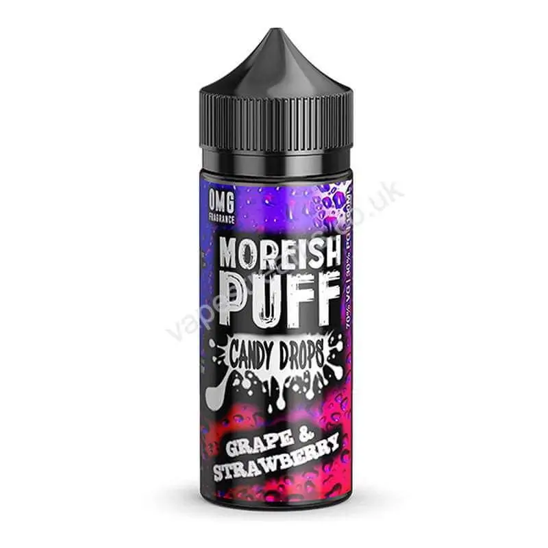 Grape &amp; Strawberry by Moreish Puff Candy Drops Short Fill