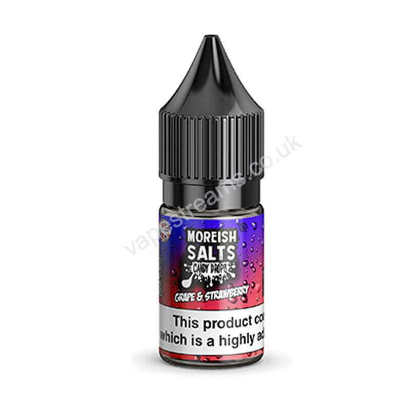 Grape &amp; Strawberry Candy Drops Nicotine Salt E-Liquid by Moreish Salts
