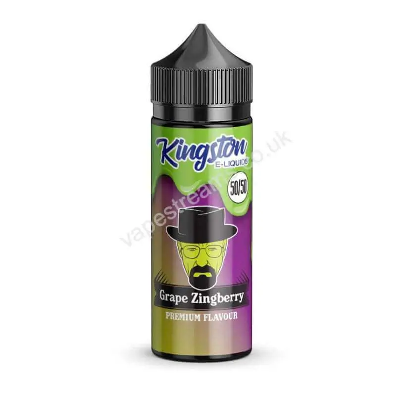 Grape Zingberry E-Liquid Shortfill by Kingston 50/50