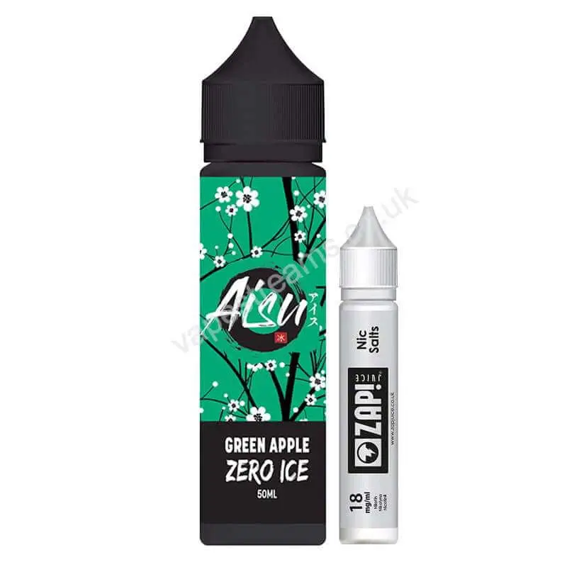 Green Apple E-Liquid Shortfill by Aisu Zero Ice