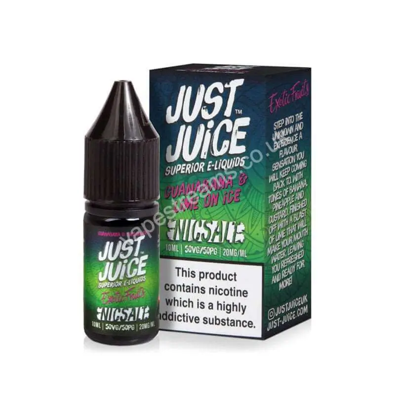 Just Juice Guanabana &amp; Lime On Ice Nic Salt E-Liquid