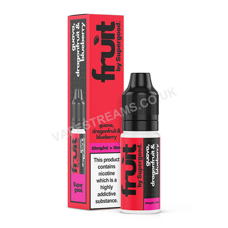 Guava Dragonfruit &amp; Blueberry Nic Salt E-Liquid by Supergood Fruit