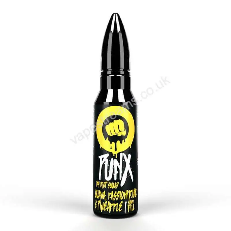 Guava Passionfruit &amp; Pineapple E-Liquid Shortfill by Riot Squad Punx
