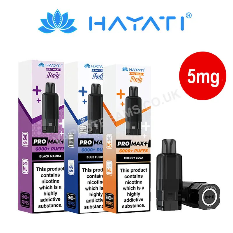 Hayati Pro Max Plus Refill Pods (5mg)
