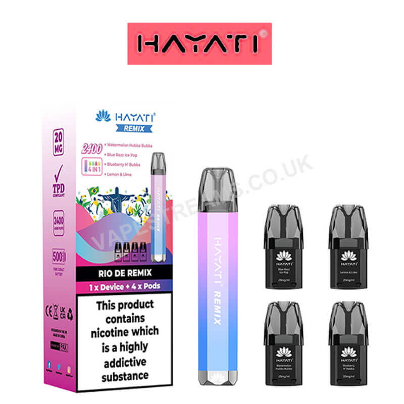 Hayati Remix 2400 4in1 Vape Kit