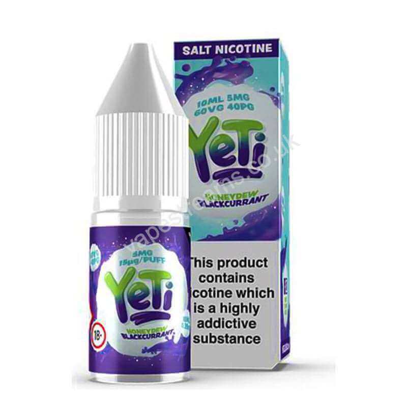 Honeydew Blackcurrant Nicotine Salt E-Liquid by YeTi Salts