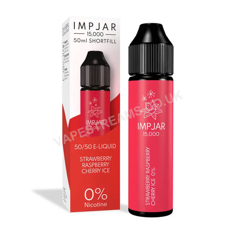 Imp Jar Strawberry Raspberry Cherry Ice E-Liquid Shortfill