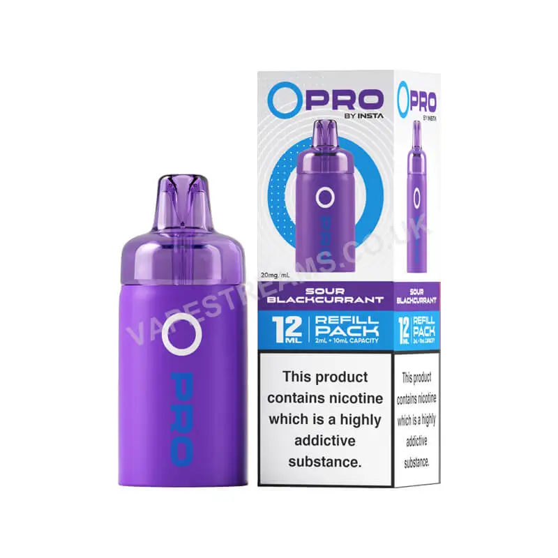 Insta O Pro 10K Sour Blackcurrant Pods
