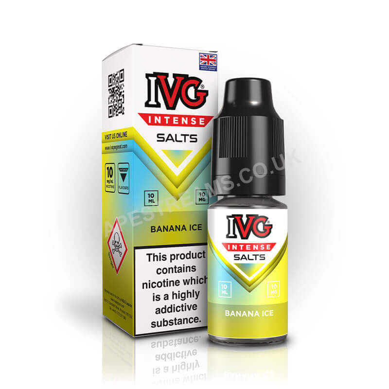 IVG Intense Banana Ice Nic Salt E-Liquid