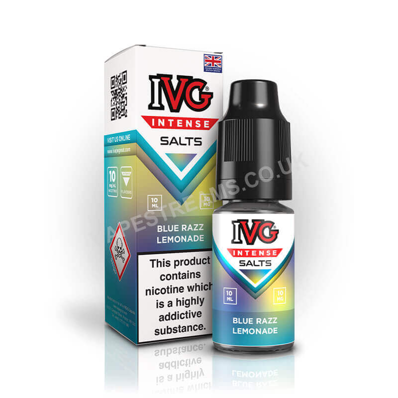 IVG Intense Blue Razz Lemonade Nic Salt E-Liquid
