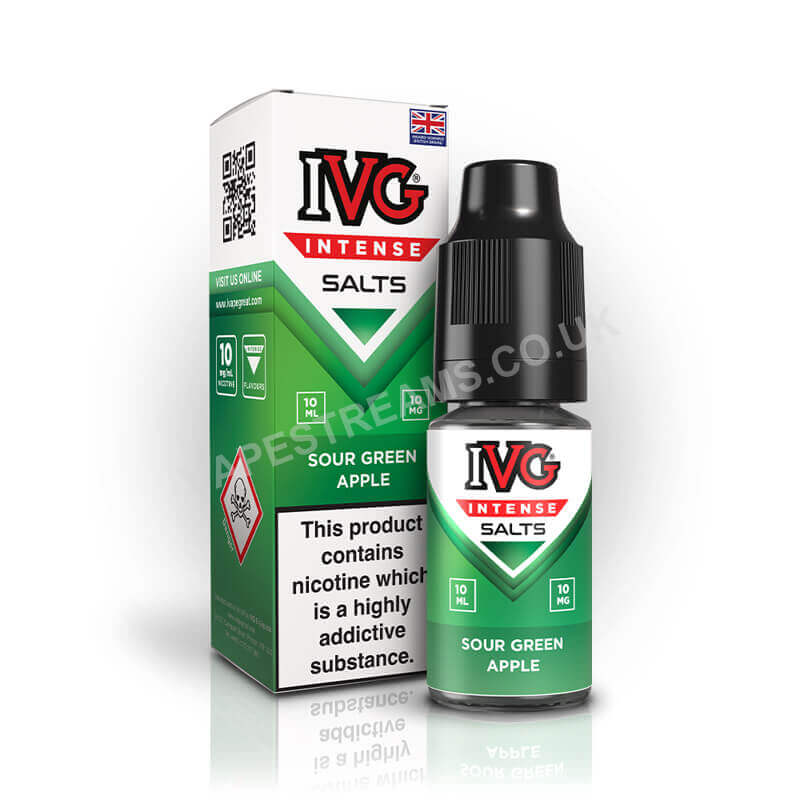 IVG Intense Sour Green Apple Nic Salt E-Liquid