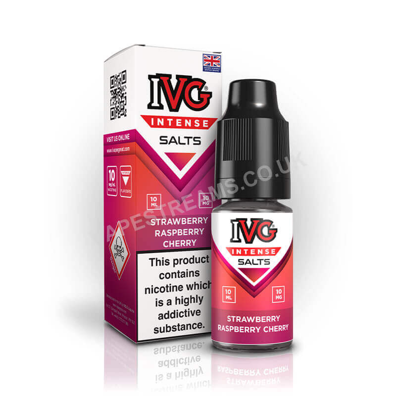 IVG Intense Strawberry Raspberry Cherry Nic Salt E-Liquid