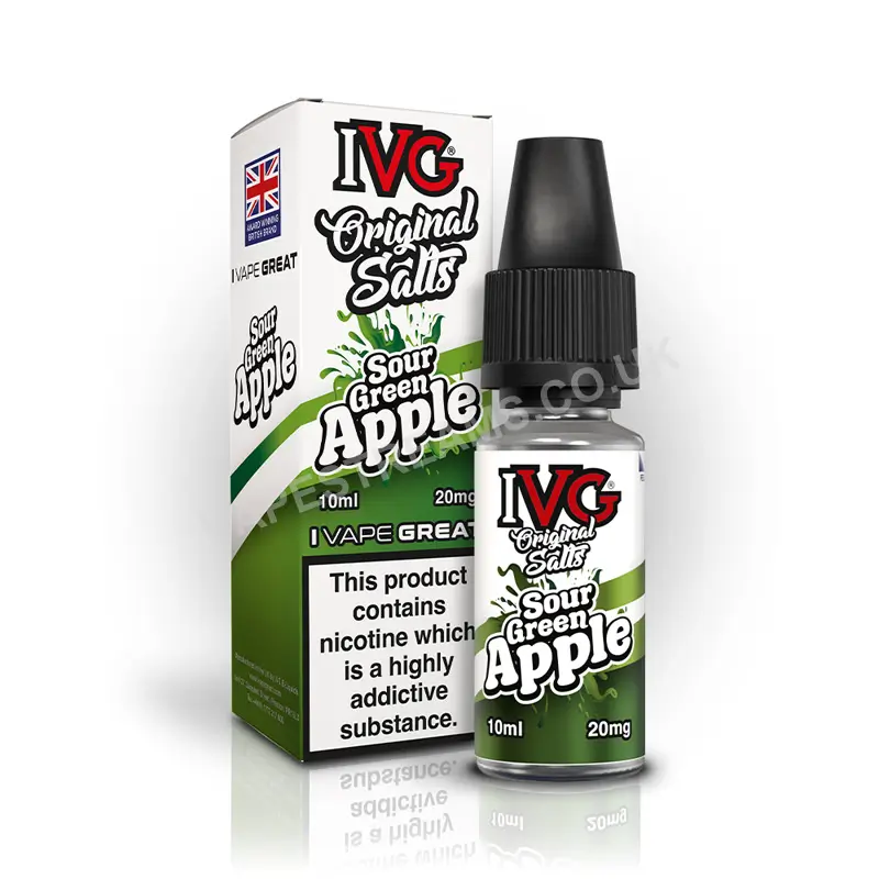 IVG Original Sour Green Apple Nic Salt E-Liquid