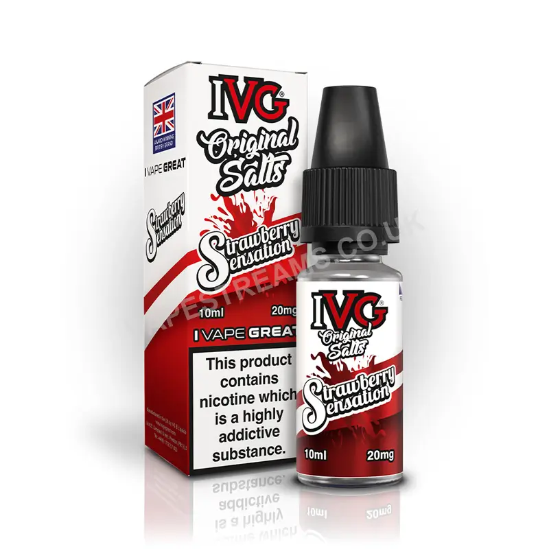 IVG Original Strawberry Sensation Nic Salt E-Liquid