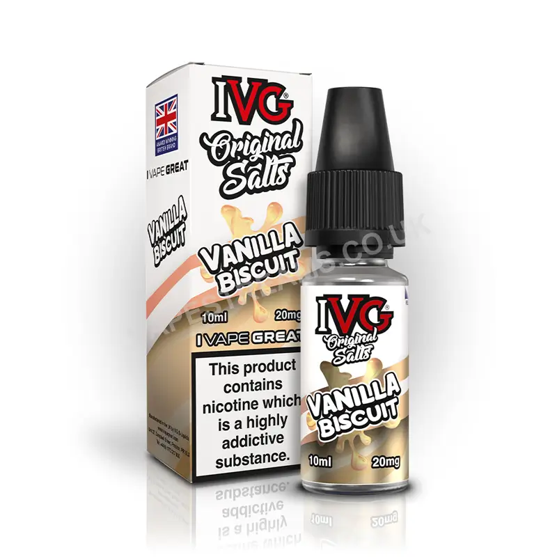 IVG Original Vanilla Biscuit Nic Salt E-Liquid