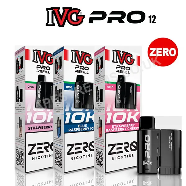 IVG Pro 12 Refill Pods (0mg)
