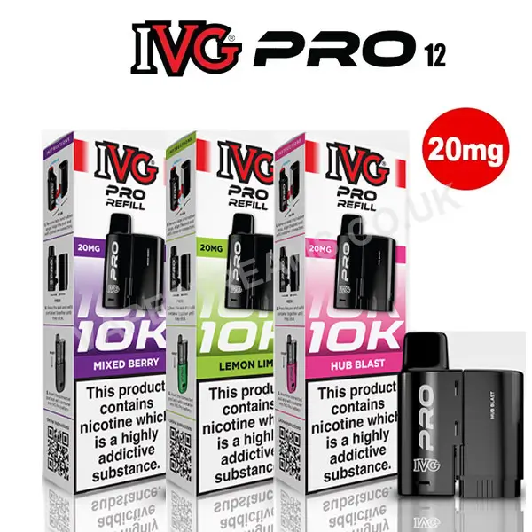 IVG Pro 12 Refill Pods (20mg)