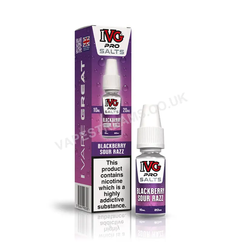 IVG Pro Blackberry Sour Razz Nic Salt E-Liquid