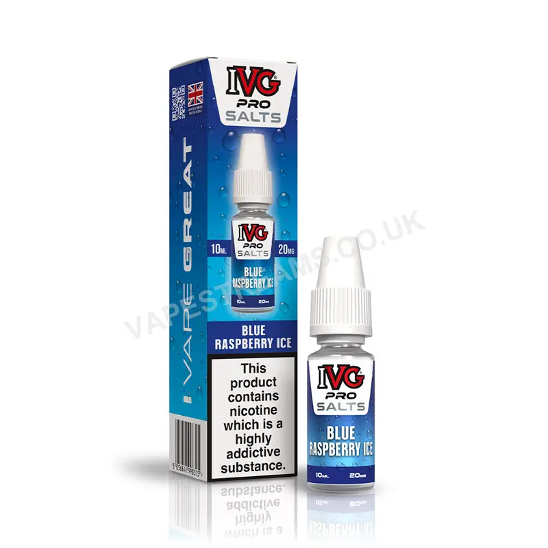 IVG Pro Blue Raspberry Ice Nic Salt E-Liquid