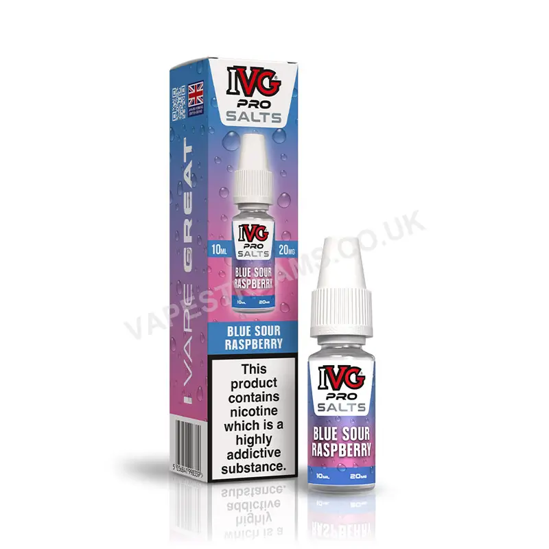 IVG Pro Blue Sour Raspberry Nic Salt E-Liquid